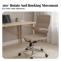 Ergonomic Mesh Chair with Headrest Adjustable Lumbar Support Highspine rotate Chair Quiet Rolling Casters robustDuty for players