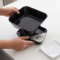 Smart Weighing Pet Food Bowl with Tray for Cats and Dogs
