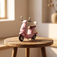 Retro Miniature Scooter Compact Scooter Model Rounded Accessory Crisp for Collectors, Shelf Display