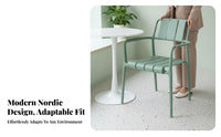 Stackable Plastic Shell Chair Nordic Aesthetic & Design Armless Shell Chair Modern Design Minimalist Stylish Appearance