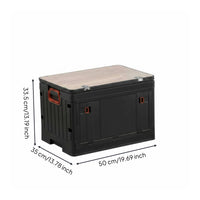 Foldable Storage Box Removable Tabletop Hard-Shell Storage Box Portable