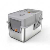 Enclosed Cat Waste Receptacle Extra-Large Cat Waste Receptacle High-Sided for Home, Apartments