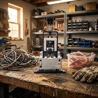 Bench Wire Removing Machine Tabletop Manual Wire Insulation Remover Machine Rollers Cable Insulation Remover
