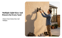 LED Wall Light, Waterproof Rustproof for Exterior, Patio