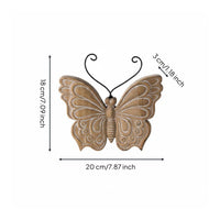 Wooden Flutterby Decor Sturdy Carved Flutterby Decoration