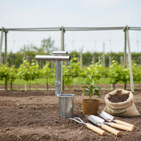 Manual Seedling Transplanter Sturdy Construction T-Handle Bulb Planter for Farm