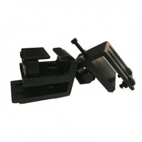 Adjustable Roof Rack Mounting Bracket Matte Black Roof Bar Clamp Slotted Base Roof Rack Bracket Metal Fasteners