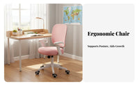Adjustable Student Chair Support Adjustable Kids Desk Chair High-Elastic Cushion for Students, Teenagers, Study Room, Home, Bedroom