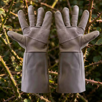 Gauntlet Gloves Puncture Resistant Guarding Gear Reinforced Stitching