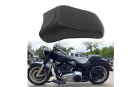 Leather Motorcycle Rear Seat Cushion Stitched Finish Pillion Seat Foam Padding