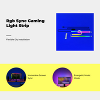 Screen sync RGB strip, USB powered.