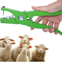 Auto Return Pig Ear Marker Pliers Aluminum Alloy Livestock Ear Marker Pliers Multiuse for Farmers, Ranchers