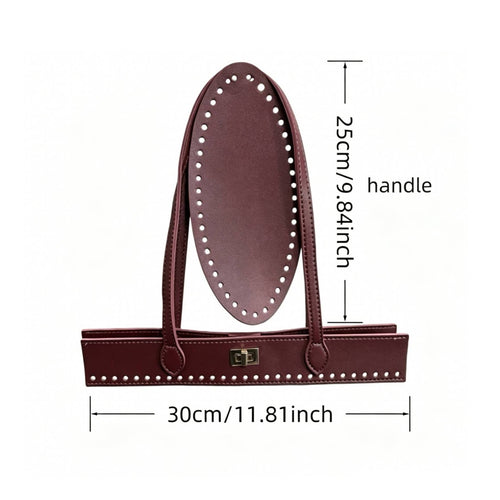 DIY Woven Bag Accessory Kit Textured Woven Leather Bag Kit Handmade