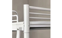 Sturdy Metal Bunk Bed Space-Saving Bunk Bed Frame Heavy Duty Long-Lasting for Children, Teens, Students, Bedroom, Dormitory