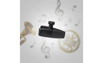 360 Degree Rotation Saxophone Audio Pickup Clip Scratch-Proof Saxophone Mic Mount Paint-Safe Brass Instrument Mic Holder Secure Grip for Musicians, Live Performance, Studio Recording, Stage
