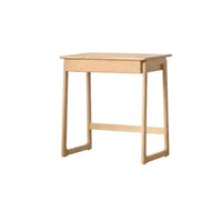 Wooden Desk with Drawers Space-Saving Single-Drawer Wooden Desk for Small areas