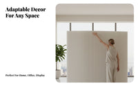 Foldable Design Accordion Paper Partition Freestanding Accordion Paper Divider Adjustable Shape Privacy Screen Portable for Event Planners, Office Workers, Living Room, display Hall, Commercial Space, Studio Apartment