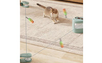 Cat Teaser Toy with Wireless Tabletop Wireless Control Cat Toy Compact Indoor for Cats, Living Room