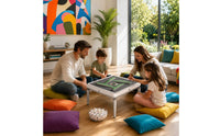 Low-Noise Automatic Mahjong Table Rounded Corners Ultra-Thin Mahjong Table Low-Noise Operation Recreation Furniture