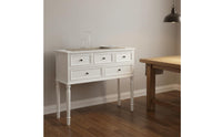 Black Wooden Dresser American Style Five Drawer Dresser Multi 5-Drawer Cabinet Drawer Chest for Bedroom, Living Room