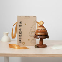 Wooden Tree Coaster Set Top Decorative Wooden Cup Mat Set Good Luck Charm Kitchenware for Home Bar