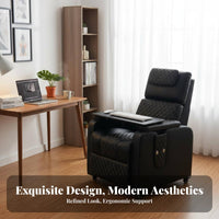 Ergonomic Gaming Seat with Footrest Reclining Function Ergonomic Sofa Chair with Footrest Adjustable Height Sturdy-Duty Build