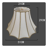 Wavy Cloth Shade Decorative Handmade Lamp Shade Tailored Fit for Hotel Lobby