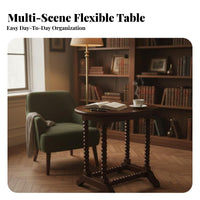 two-leveltier Extendable End Table adaptable Household Furniture for Small areas