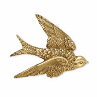 Bird Wall Sculpture Textured Home Decor Vintage Style