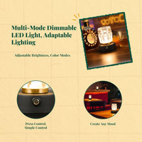 Cordless dimmable LED lamp