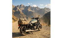 Black Finish Rear Luggage Rack Sturdy Motorcycle Rear Rack Heavy-Duty Slimline for Motorcyclists, Commuters, Commuting