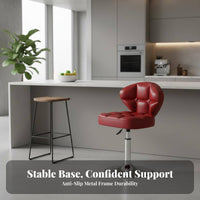 Adjustable Pedestal Stool 360-Degree Swivel Adjustable Pedestal Seat for Adults