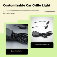 APP RGB car grille light