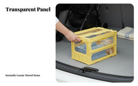 Collapsible Crate Foldable Design Folding Utility Crate Stackable for Car Owners