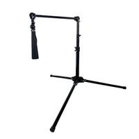 Folding Portable Baseball Batting Tee with Rubber Top, Adjustable Height