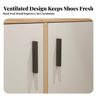 Footwear Storage Unit Dust-Resistant Design Large Capacity Footwear Storage Unit Space Saving for Homeowners, Apartment Dwellers, Dormitory, Hallway