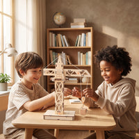 Wooden cranes Model Educational cranes Model Hands on Science Kit for Children