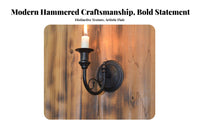 2 Pieces Wall Mounted Candle Holder Set Elegant Decorative Wrought Iron Wall Candle Holder House Decoration for Living Room