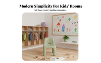 And Odorless Kids Backrest Chair Rounded Corners Toddler Chair Easy to Clean Small children's Stool Ergonomic Design for Toddlers, Preschoolers, Parents, Kindergarten, Playroom, Daycare Center, Preschool