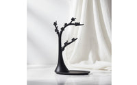 Plum Blossom Design Jewelry Tree Stand Decorative Tree Branch Jewelry Holder Multi-Functional Bracelet Holder Stand Tangle-Tangle-Proof Storage for Women, Girls, Vanity, Dresser Top, Entryway