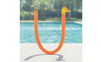 Lightweight Foam Swim Noodle with Animal Head Buoyant U-Shaped Pool Buoy Bendable Swimming Buoy Stick Resilient for Children, Beginners, Water Play