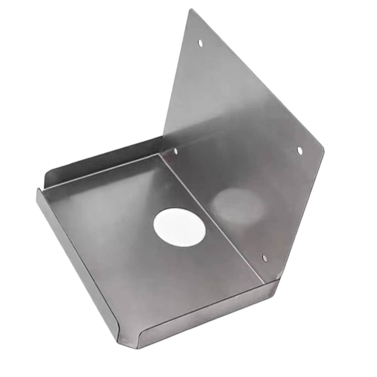 Heavy Duty Shelf Bracket with Tray Thickened Stainless Steel Shelf Bracket Rustproof Support Brackets Space-Saving for Restaurants
