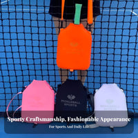 Racket Paddle Bag Stylish Crossbody Pickleball Bag Lightweight Single Strap Sports Backpack for Women, Outdoor, Travel