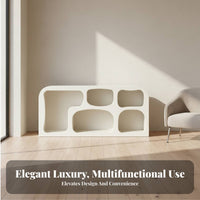 Irregular-Shaped shelving integrated Fully Assembled Geometric Shelving integrated distinctive Design feline Furniture for Collectors, Homeowners