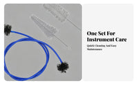 3 Pieces Flexible Mouthpiece Brush Set Blue Tube Trumpet Cleaning Brush Set