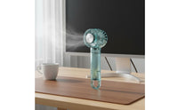 Transparent Handheld Fan Portable Personal Item Quiet Cooling Appliance for Desk