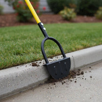Half Moon Lawn Edger Tooth Blade Long Handle Edging Tool for Gardeners