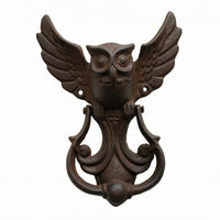 Cast Iron Owl Door Knocker Ornate Owl Door Knocker Long-Lasting