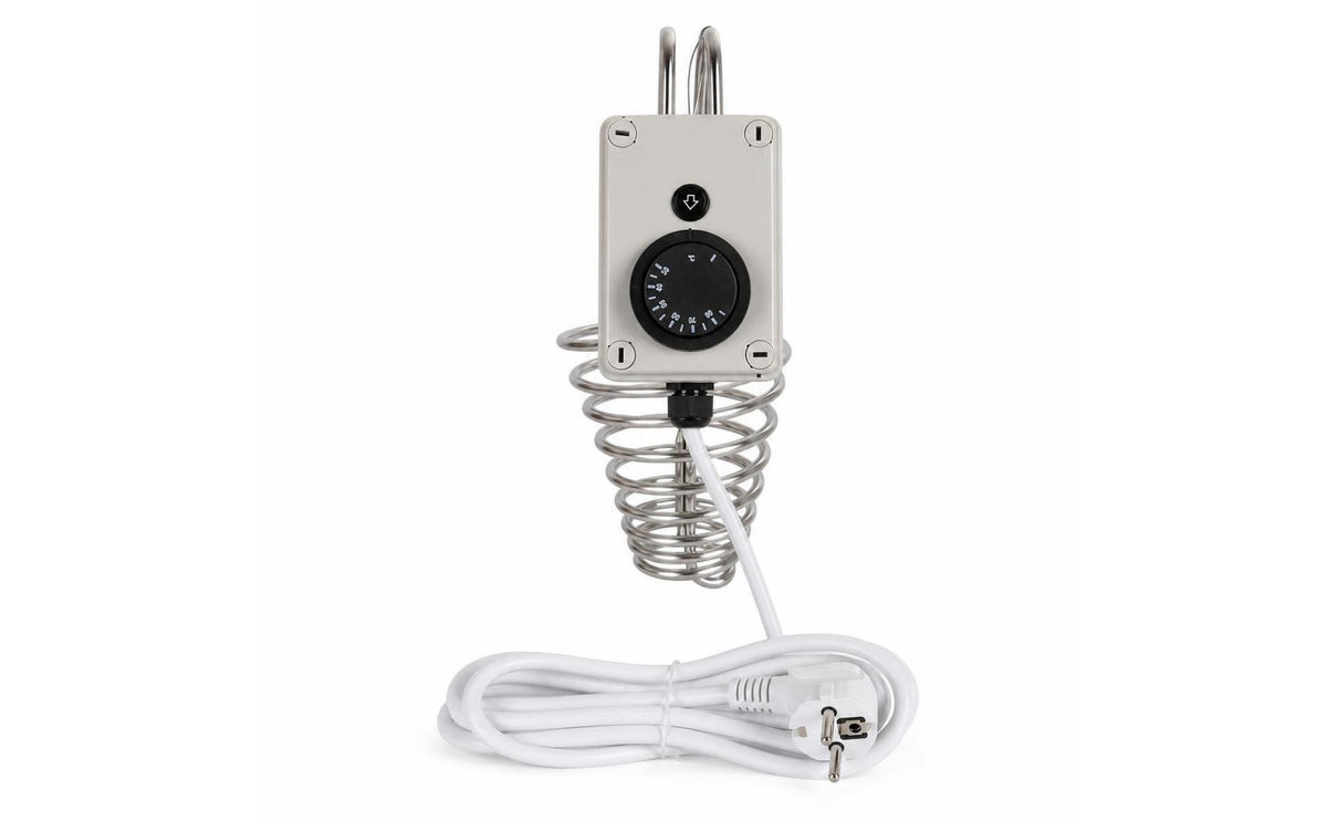 Submersible Honey Heater Thermostatic Immersion Heater with Thermostat Adjustable Immersion Heating Coil Electric for Hobbyists
