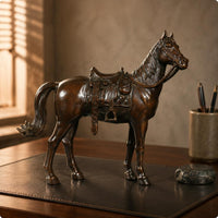 Tang Horse Sculpture Fine Workmanship Figurine Distinctive & Design
